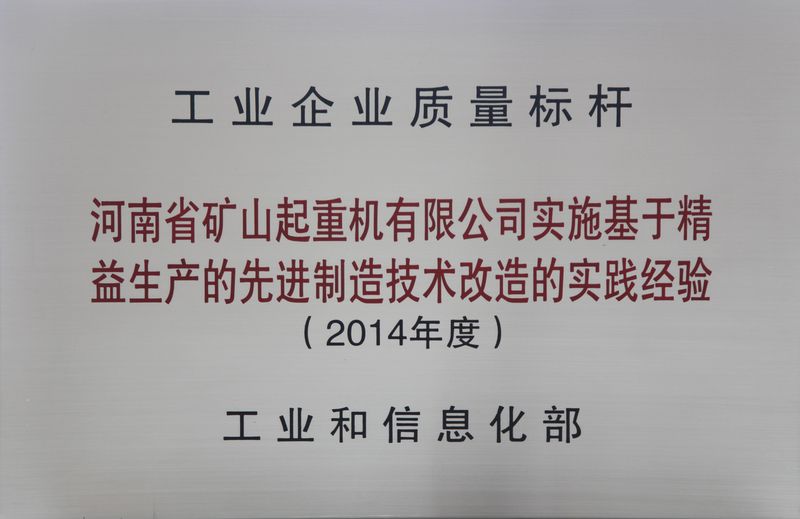 雙標(biāo)桿！河南礦山典型經(jīng)驗(yàn)再次入選全國質(zhì)量標(biāo)桿
